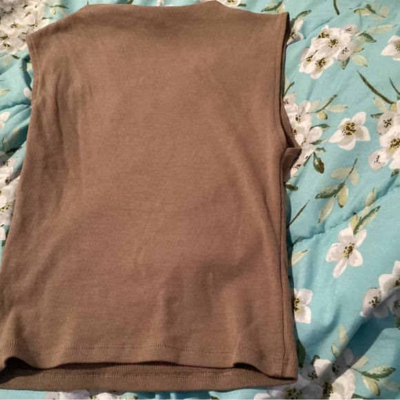 Sleeveless Brown Top Zara - Picture 3 of 4